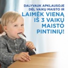 Dalyvaukite apklausoje ir savo 1–3 metų amžiaus mažyliui laimėkite vieną iš trijų vaikų produktų krepšelių!