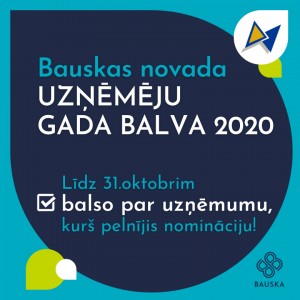 Bauskas novada uzņēmēju Gada balva 2020