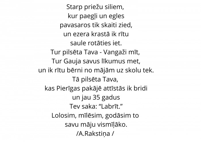 Starp priežu siliem..